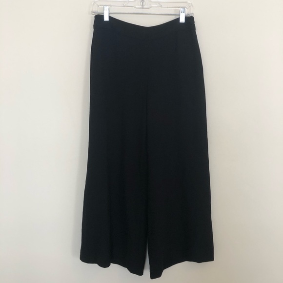 Madewell ‘Gramercy’ Wide Leg Black Pants - Picture 2 of 5